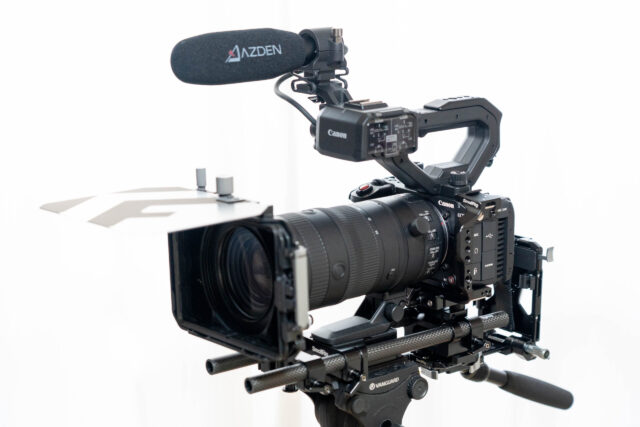 CANON EOS C50 + RF24-105mm F2.8 L IS USM Z with SmallRig , Azden SG-M250LX, and more...