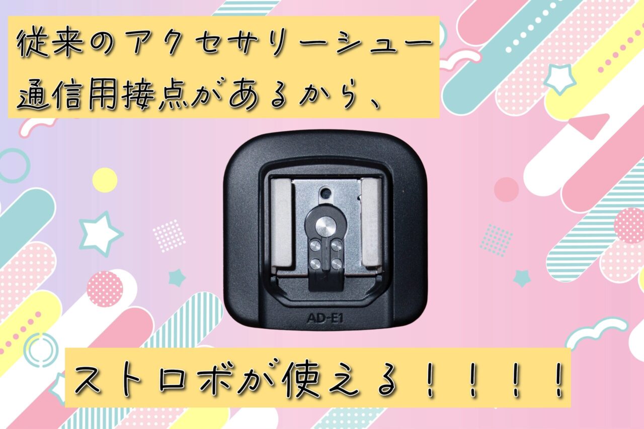 マルチアクセサリーシューアダプター AD-E1の説明