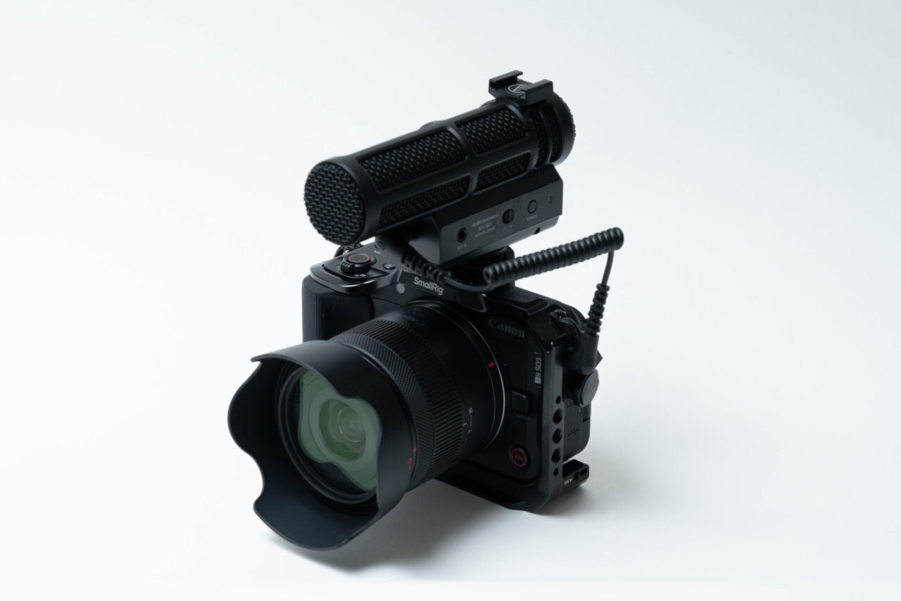 Canon EOS R50 V +Audio-Technica ATV-SG1