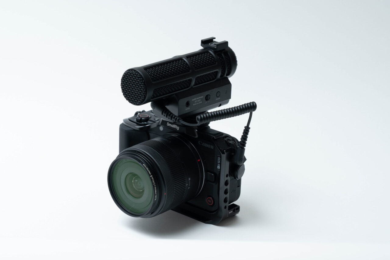 Canon EOS R50 V + Audio-Technica ATV-SG1